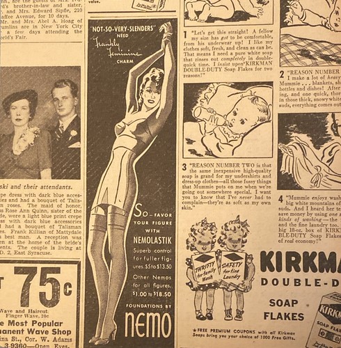 Anni '40 -Coca Cola Confezione 6 Pubblicità Da Giornale Locale - Annunci Sul Retro - Spedizione Gratuita - Foto 6 di 6