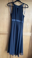 Hobbs Women's Sleeveless Black Knee-length  Evening Dress  Size 10