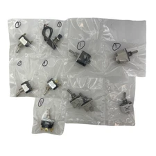 Lot of 10 Mixed Toggle Switch of Carling Technologies & Eaton - NEW