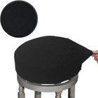 Bar Stool Covers, Luxury Fabric Dia.16-18" round Crease-Resistant Stretch