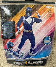 Blue Power Ranger Muscle Mighty Morphin - Halloween Costume Size Small, 4-6