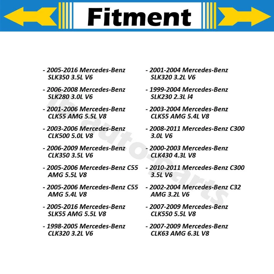 2x Brake Hose Front For 1999 2000 2001 2002 Mercedes-Benz E55 AMG 5.5L - Image 2 of 4
