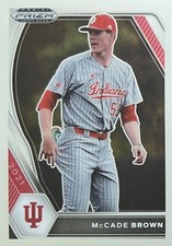 2021 Prizm Draft Picks McCade Brown Cards Silver Prizm Velocity Blue RC Choose!