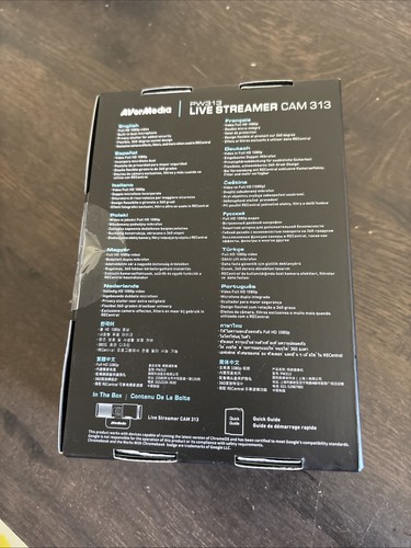 AVerMedia PW313 Live Streamer CAM 313 Full HD 1080P Streaming Webcam - 第 2/3 張圖片
