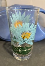 Boscul Peanut Butter Drinking Glass Blue Beauty Water Lily