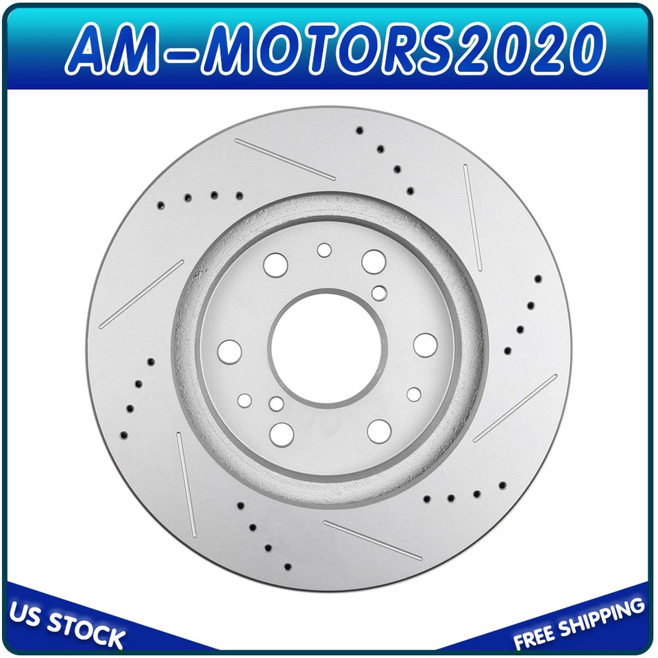 Передние тормозные суппорты роторы и керамические колодки для 2007-2008 CADILLAC ЭСКАЛЕЙД ESV - Изображение 4 из 4