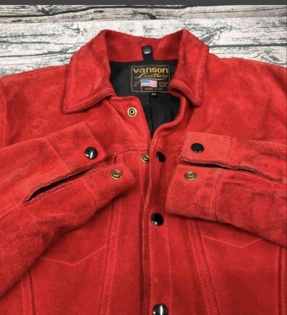 Vanson Leather Jacket 36 Red japan | eBay Vanson Leather Jacket 36 Red japan | eBay