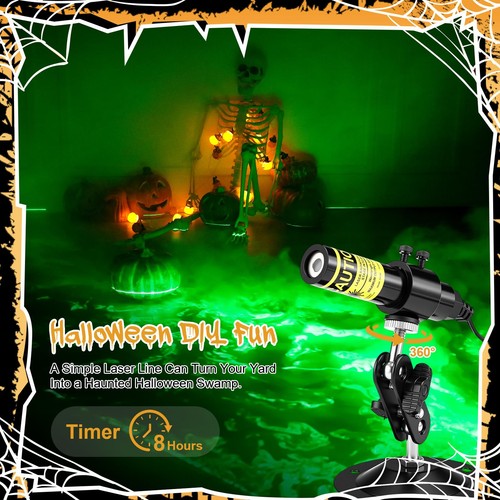 Green Laser Halloween Swamp Module Generator Halloween Projector Lights Decorati - Picture 3 of 7