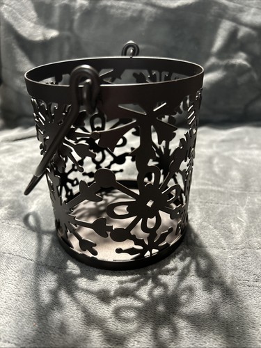 Portavelas Yankee Candle Pilar Metal Diseño Copo de Nieve - Imagen 7 de 10