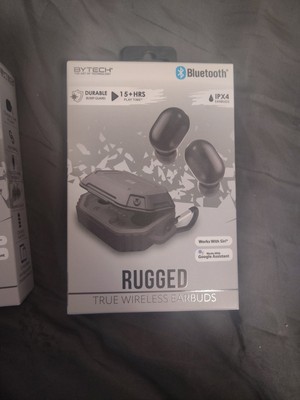 BYTECH RUGGED TRUE WIRELESS EARBUDS IPX4