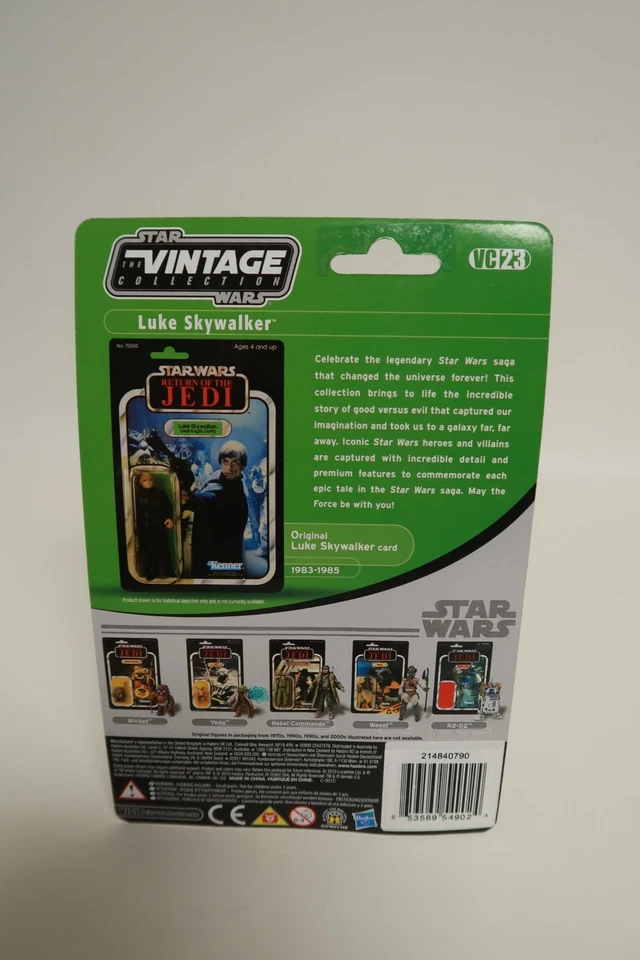 Traje de Caballero Jedi Luke Skywalker Star Wars VC23 La Colección Vintage Sin usar, en caja Foto 4 de 4