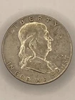 1952 D Franklin Half Dollar 90% Silver Denver Mint Circulated Ungraded Coin