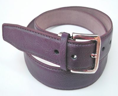 CEINTURE HOMME FEMME SIMILI CUIR VIOLETTE PRUNE TAILLE AJUSTABLE VOIR DESCRIPTIF