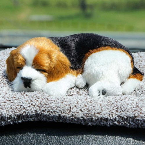 Realistic Detailed Plush Sleeping Beagle Puppy Dog Stuffed Life-Like Toy Pet - Picture 3 of 6