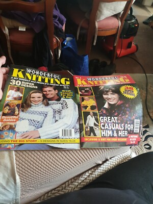 Wonderful Knitting No. 1 & 2. My Weekly /people's Friend