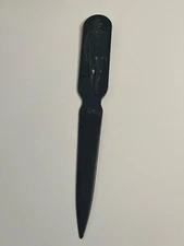 VTG Fuller Brush Company Black Letter Opener Plastic Man Woman Sides Office USA