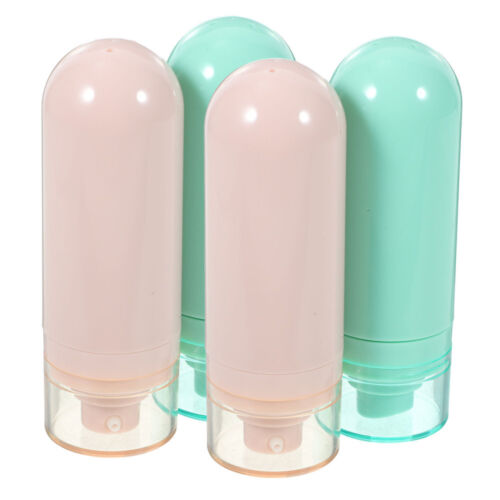 4pcs Travel Bottles Plastic Toiletries Containers Refillable Lotion Bottles - Picture 9 of 12