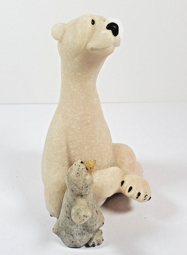 Figura Pingüino Pashmina y Peep Bear Diseño Segunda Naturaleza Cantera Critters 2002 - Imagen 4 de 12