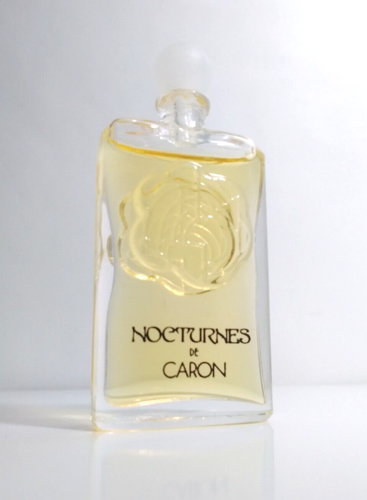 Vintage Nocturnes De Caron Miniature Perfume Glass Bottle 5ml New France NOS - Picture 4 of 5