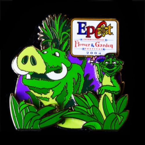 2004 EpCot Flower & Garden Passholder 3D Disney Pin 2004 EpCot Flower & Garden Passholder 3D Disney Pin