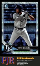 2018 Bowman Mega Box #BCP10 Justin Williams Tampa Bay Rays  Chrome Prospects