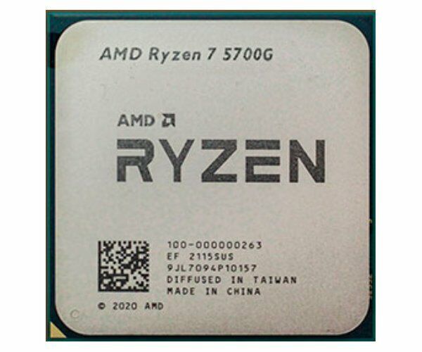 AMD Ryzen 7 5700G 8 core 16 thread Desktop Processor with Radeon