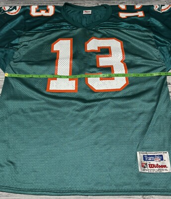 Maillot Mitchell & Ness NFL Miami Dolphins Dan Marino 13 Ras-du-Cou 1966-1990