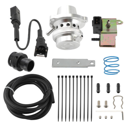 Blow Off Valve + Vacuum Hose + Wiring Harness + Spring + Solenoid and Hard Ware