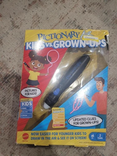 Pictionary Air Kids vs. Grown Ups Brand New Updated Clues~ Game Night w/ Family 