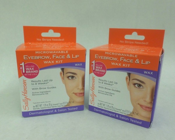 Sally Hansen Wax Kit Microwavable Eyebrow Face Lip 1 25 Oz Lot Of 2 Sally Hansen Wax Kit Microwavable Eyebrow Face Lip 1 25 Oz Lot Of 2 Exp 12 Tap To Expand