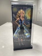 Vincent Van Gogh Barbie The Museum Collection Starry Night Pink Label NIB