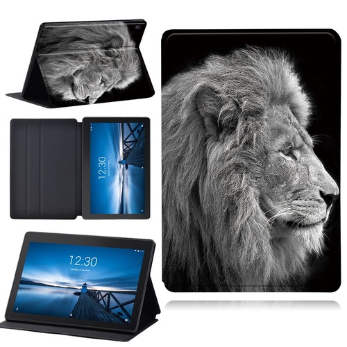 Funda protectora con soporte para tableta de cuero animal para Lenovo Tab M10 10,1""/M10 Plus + lápiz - Imagen 14 de 22