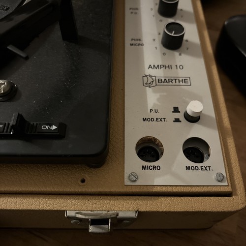 Très Rare Platine Vinyle Barthe Amphi 10 ( No Rotofluid Denon Marantz Thorens) - Imagen 5 de 14