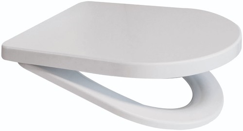 Euroshowers TOP FIX SLOW CLOSE QUICK RELEASE MIDDLE D 360X445 TOILET SEAT - Picture 2 of 11