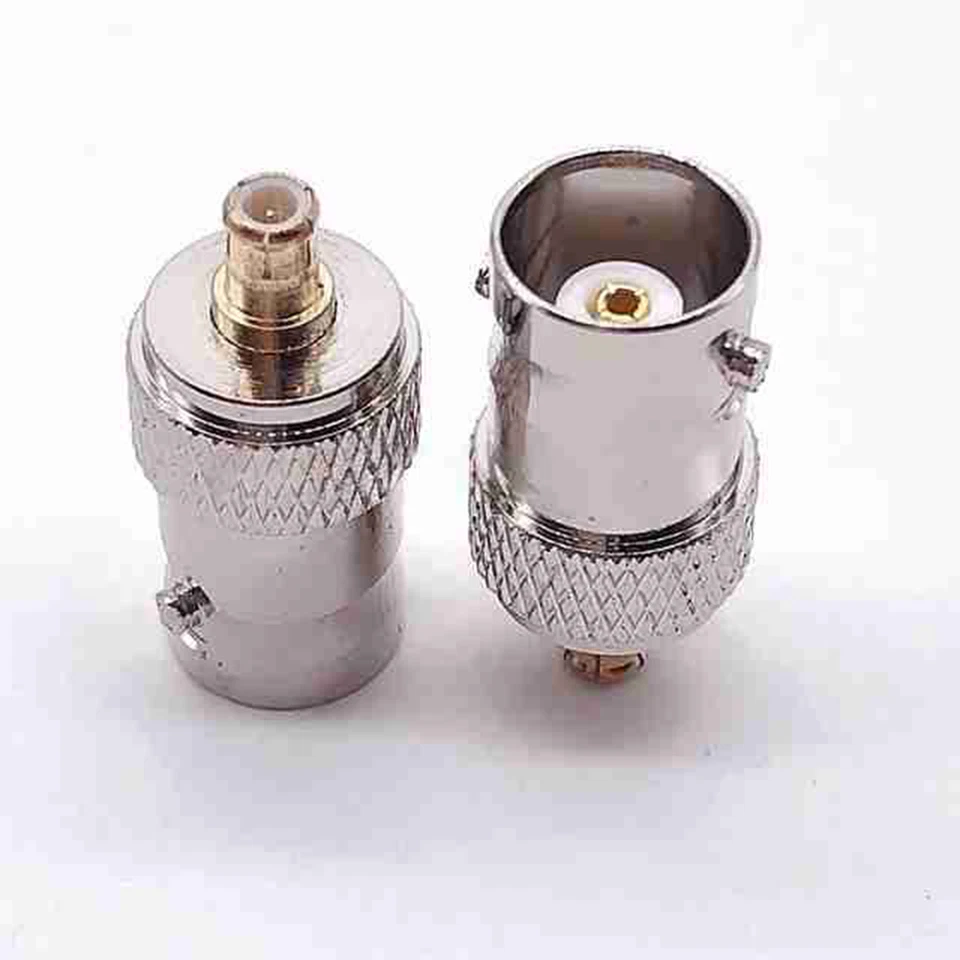 100pcs BNC Female Jack to MCX Male Plug Straight RF Coaxial Connector Adapter US - Image 2 of 2