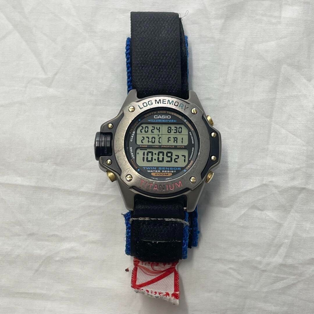 時計 CASIO LOG MEMORY DEP-700 Casio Diving King LOG MEMORY DEP-700 Operation verified USED