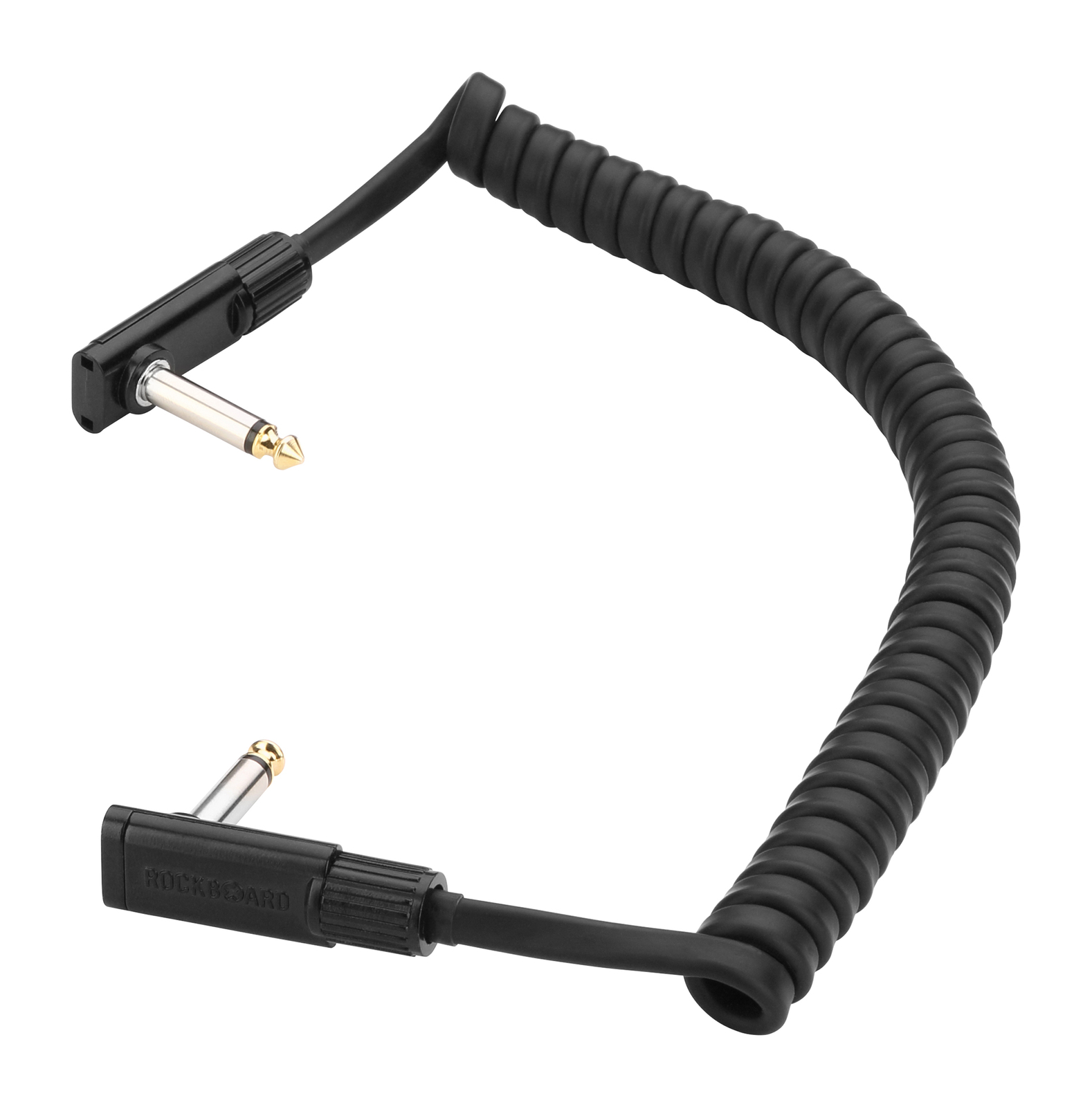 Плоский соединительный кабель серии ROCKBOARD Black Coiled - 150 см / 59 1/16