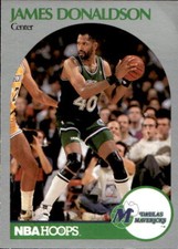 1990-91 NBA Hoops Basketball Card #85 James Donaldson
