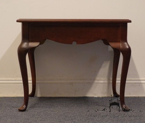 BASSETT FURNITURE Solid Cherry Traditional Style 21" Accent End Table 6065-0665 - Picture 8 of 10