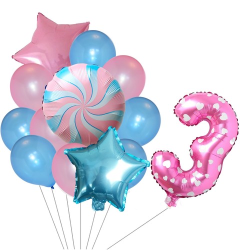 40"Number Foil Balloon Age Set GIANT Self Inflating Wedding Birthday Party Decor - Picture 53 of 157