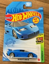 Hot Wheels ‘94 Bugatti EB110 SS #224 HW '21 Exotics 6/10 Blue VHTF!