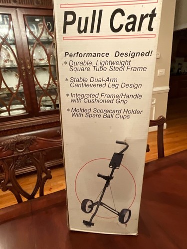 ⛳️ Parfect Golf - Two Wheel Push/Pull Lightweight Steel Golf Bag Cart - Picture 3 of 6