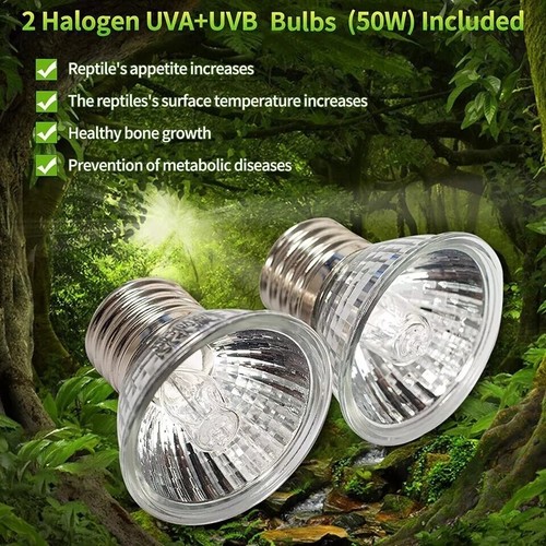 4/8/12/20PCS UVA UVB Sun Heat Lamp Bulb Full Spectrum Sun Reptile Lamp 25W50W75W - Picture 14 of 31