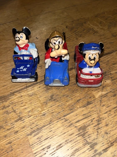 Matchbox Walt Disney Series job lot x3 toy cars, 1978 vintage, Mickey Mouse Jeep