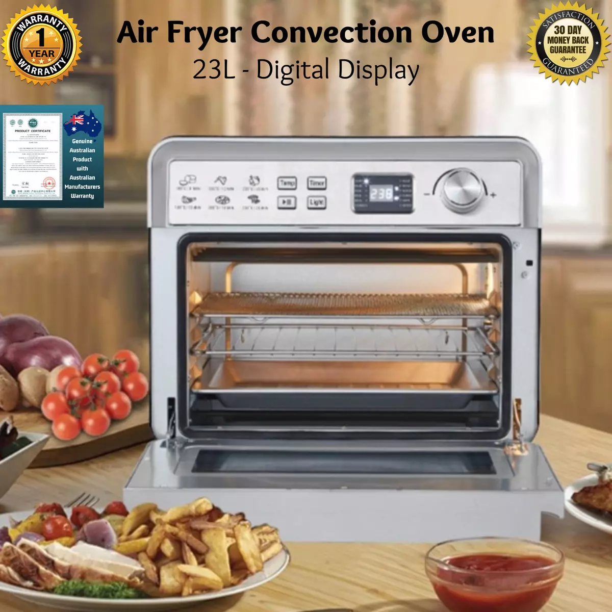 Healthy choice 23l 2024 air fryer manual