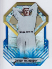 2022 TOPPS BASEBALL CHRISTY MATHEWSON DIAMOND GREATS DIE CUTS DGDC-64 NY Giants
