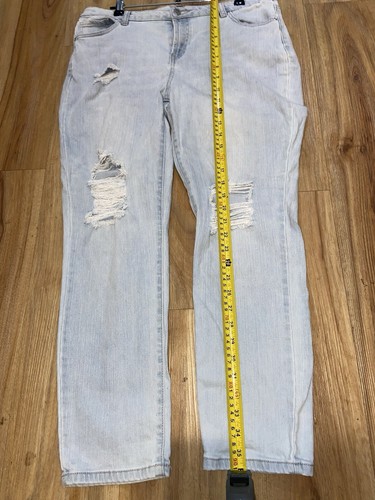 🌻JAY JAYS Women’s Slim Blue denim boyfriend distressed jeans - Size 14 + GIFTS - Picture 15 of 20