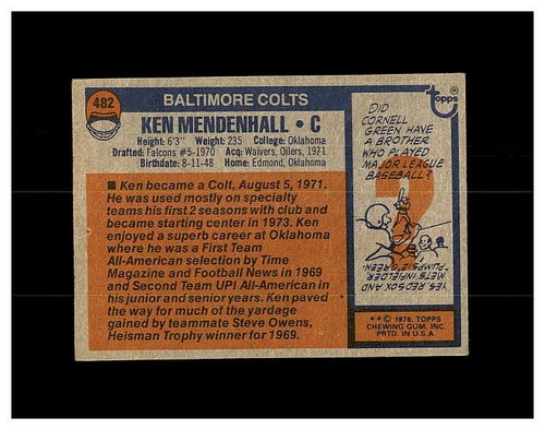 1976 TOPPS FOOTBALL #276-527 YOU PICK SEE PHOTOS OF EVERY CARD STARS NEW LISTING - Picture 315 of 473