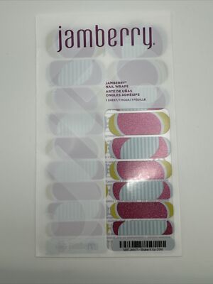 Jamberry Nail Wraps Shake It Up Full Sheet (French Tip)
