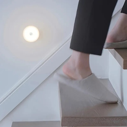 Aktives LED-Nachtlicht mit Bewegungssensor - USB wiederaufladbar, für Schlafzimmer Treppe Schlafsaal - Bild 12 von 12